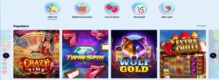 Casino Friday - Spillutvalg
