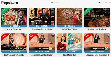 LeoVegas - Live Casino