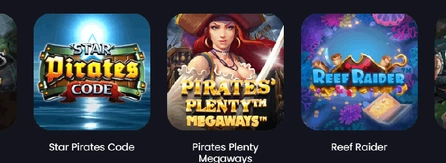 Spillutvalg hos Pirate Play Casino Norge
