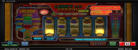 Lucky Streak Mk2 - Spilleautomat