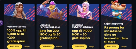 Boomerang Casino - Bonus