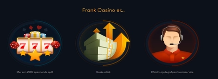 Frank Casino USPs