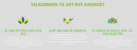 Ny casino Spin Rio Casino Norge