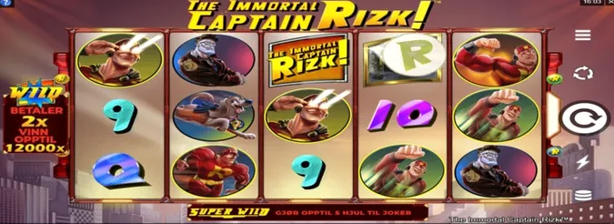 The Immortal Captain Rizk! - Spilleautomat
