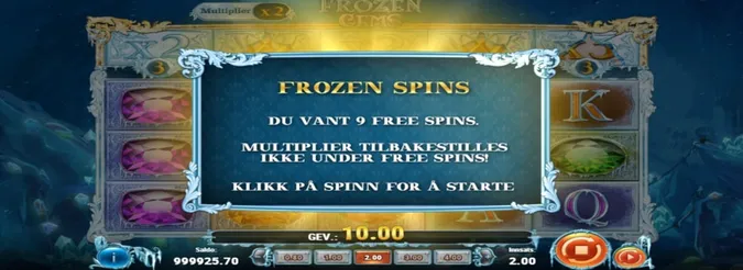 Frozen Gems - Bonus