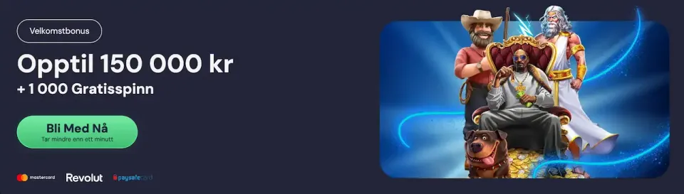 Luckywins velkomstbonus