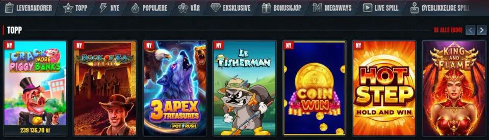 glorion casino norge spill