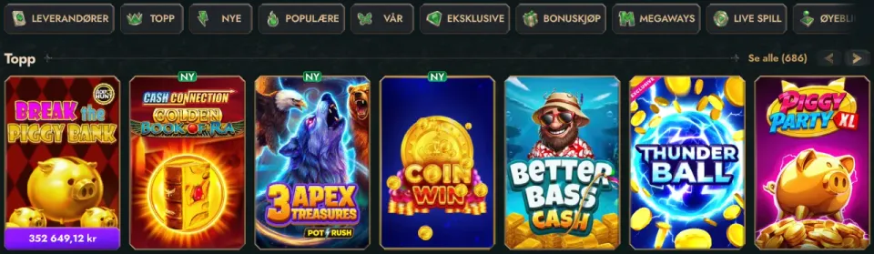 herospin casino norge spill