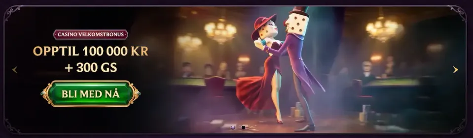 Dice Palace casino velkomstbonus