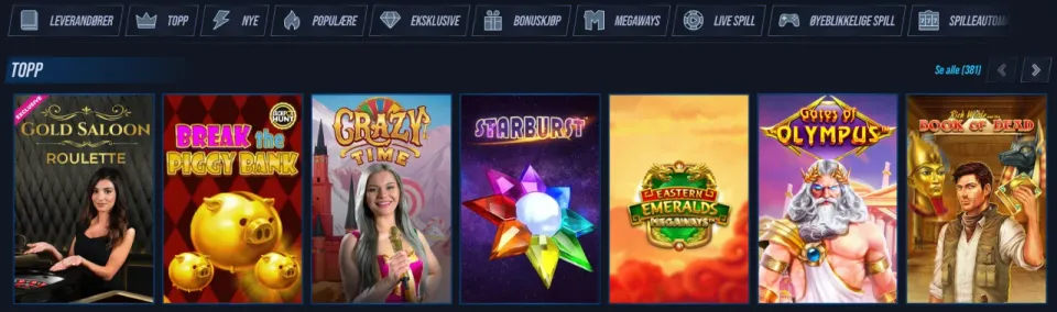 vegashero casino norge spill