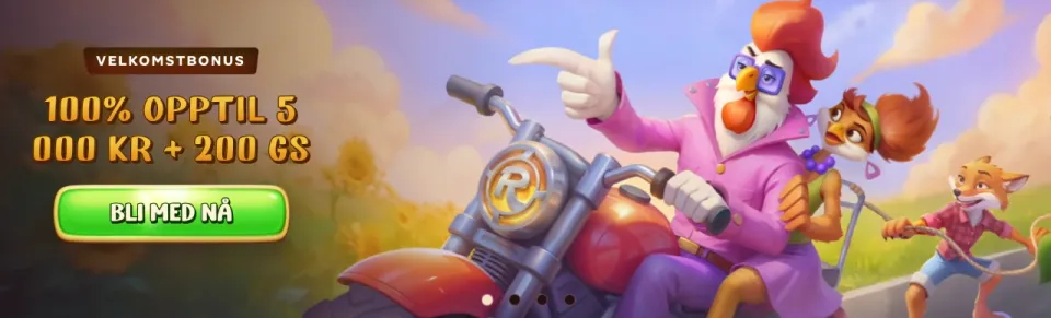 roostino casino norge bonus