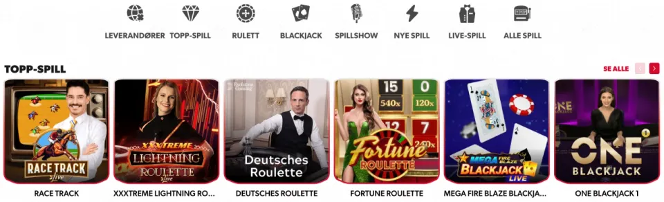 betista casino norge spill