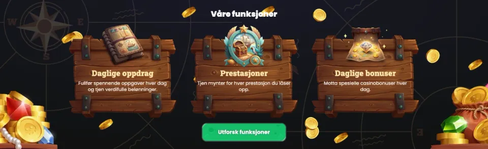 corsaza casino norge funksjoner