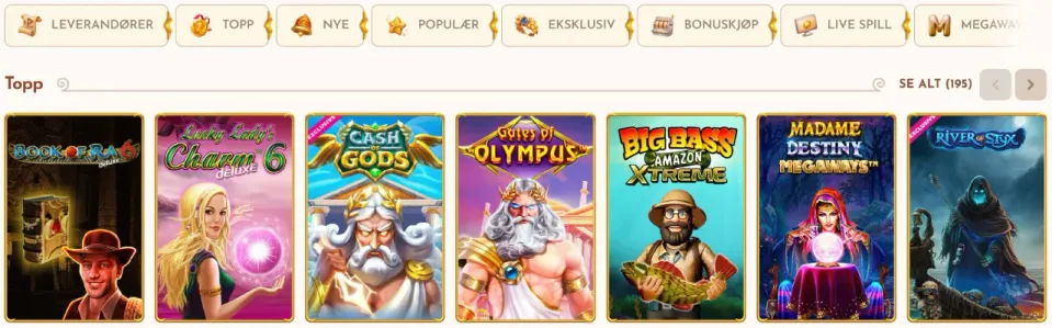 bethall casino norge spill