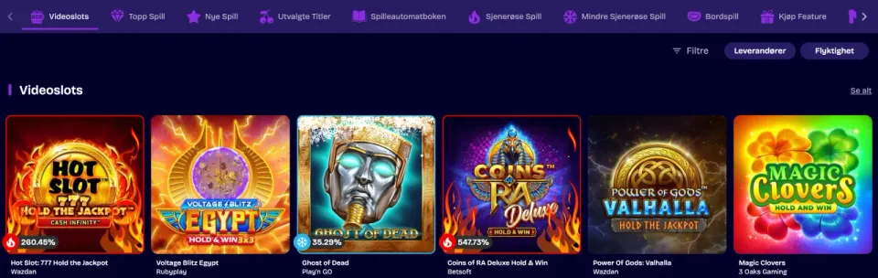 lucknation casino norge spill