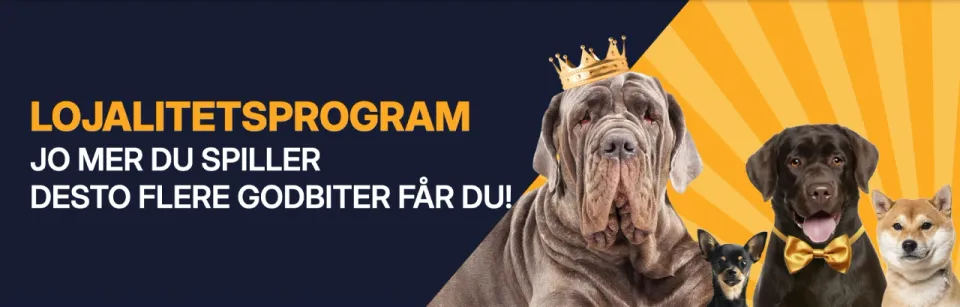 puppybet casino norge lojalitetsprogram