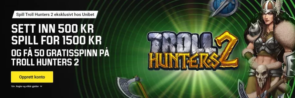 unibet troll hunters bonus