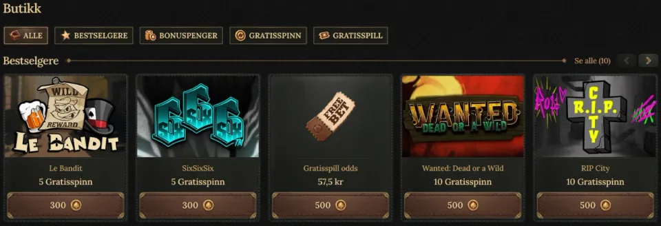 betwest casino norge bonusbutikk