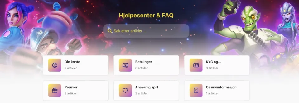lyrabet casino norge hjelpesenter
