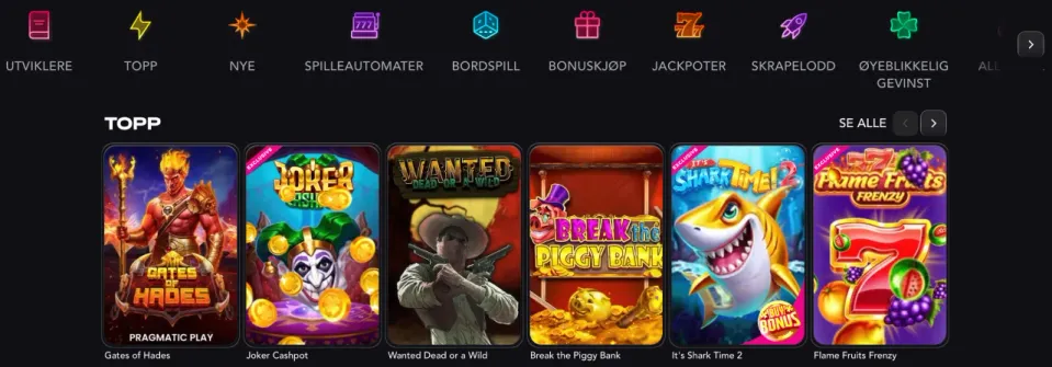 madcasino norge spill