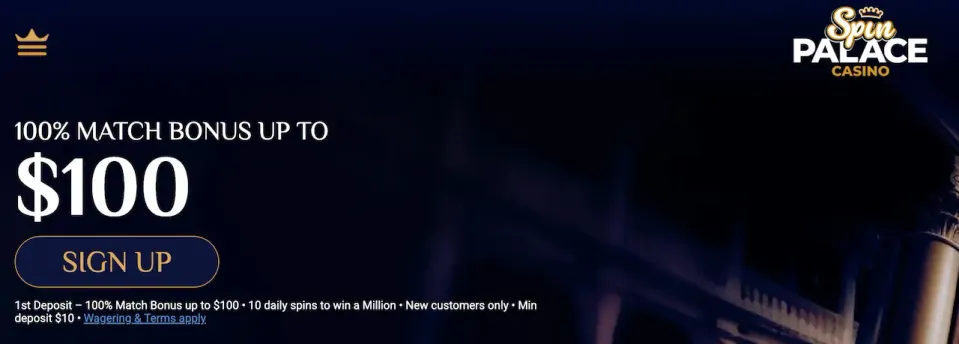 spin palace casino bonus