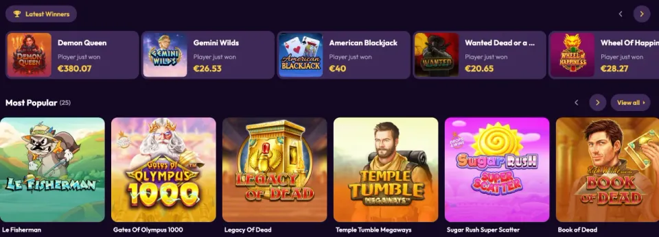 sweetreels casino norge spill