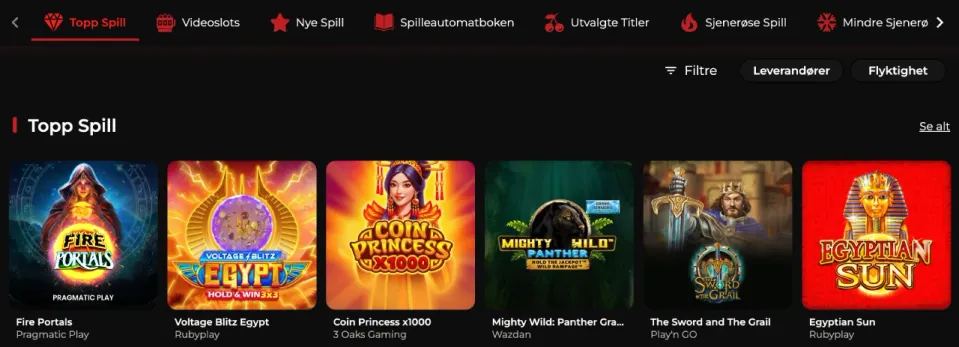 god of casino norge spill
