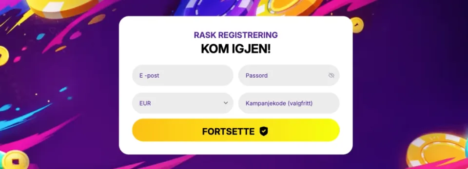 casinoloots casino norge registrering