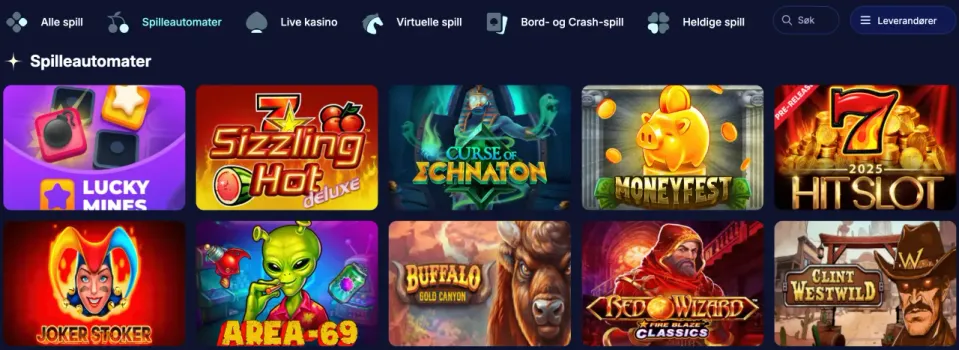 orionsbet casino norge spill