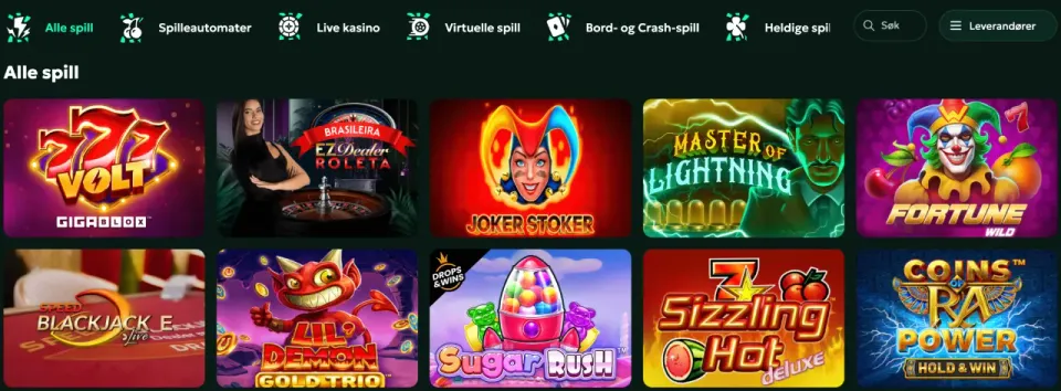 saga spins casino norge spill