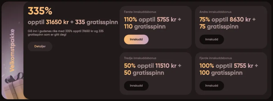 ludios casino norge bonus