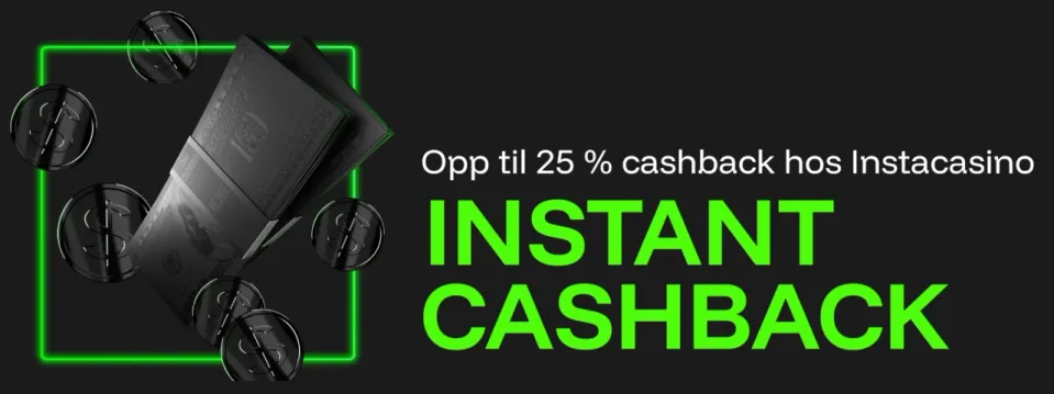 instacasino norge cashback