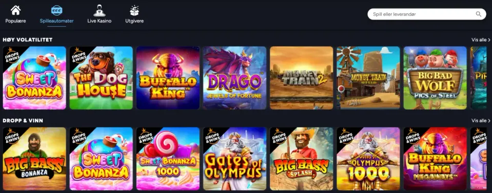 crashcasino norge spill