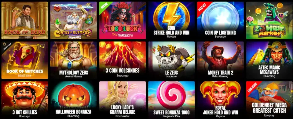 spillutvalg goldenbet