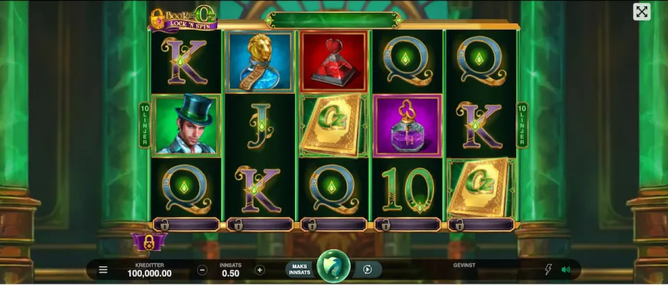 book of oz lock n spin