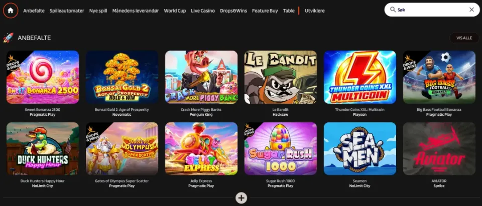 kumobet casino norge spill