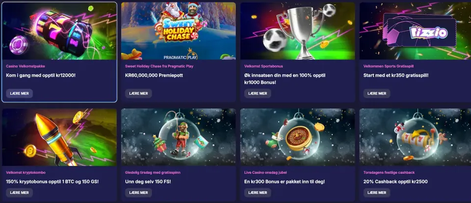 rizzio casino bonuser