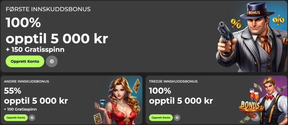 capospin casino norge bonus