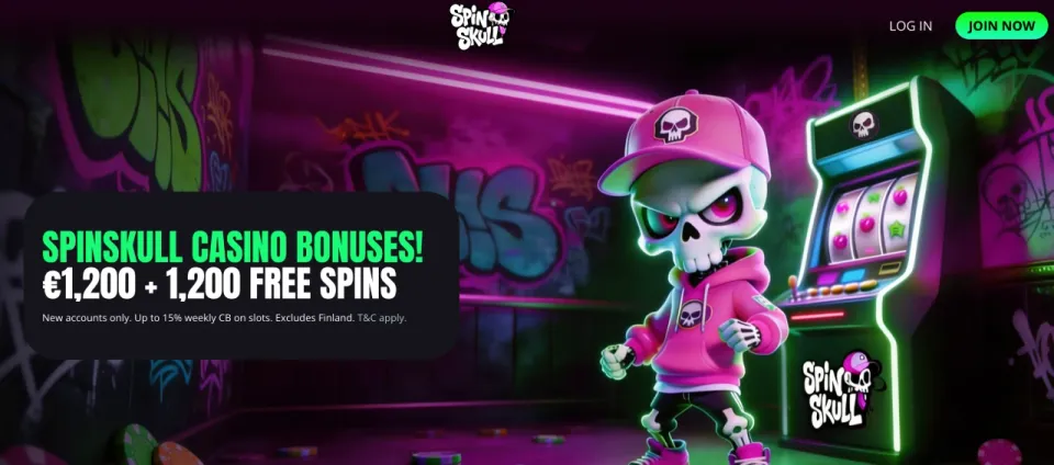 spinskull casino norge bonus