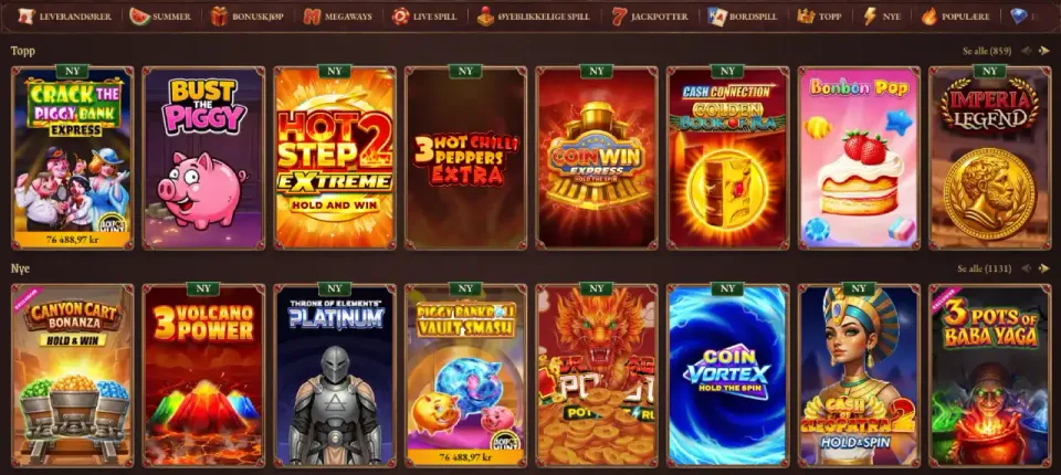 crazytower casino norge spill
