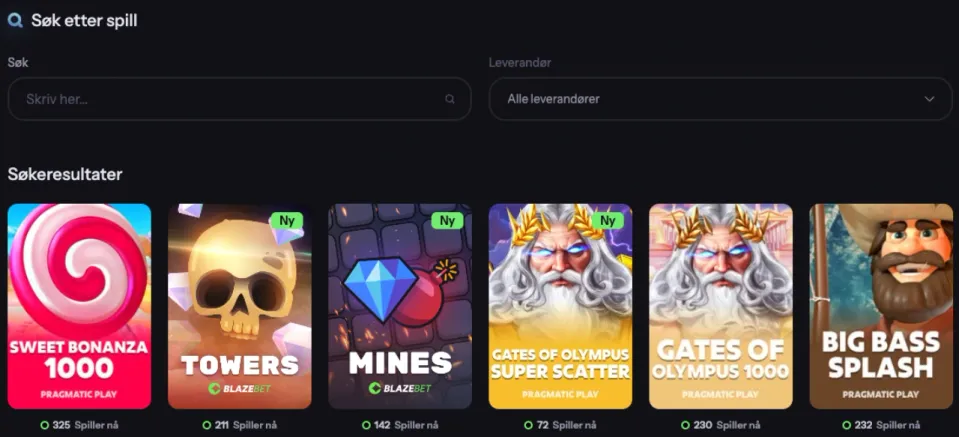 candybet casino norge spill