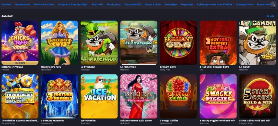 panosta casino norge spill