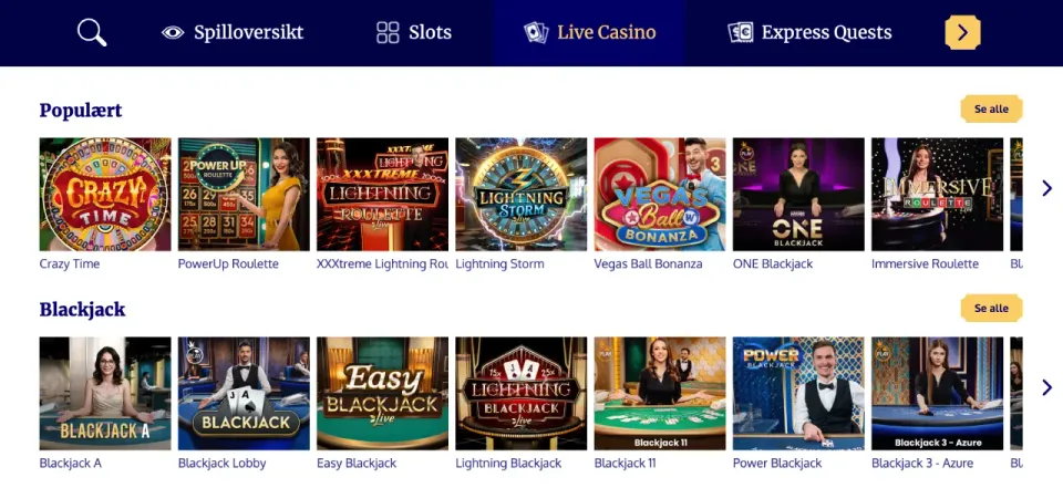 slot express casino norge live casino