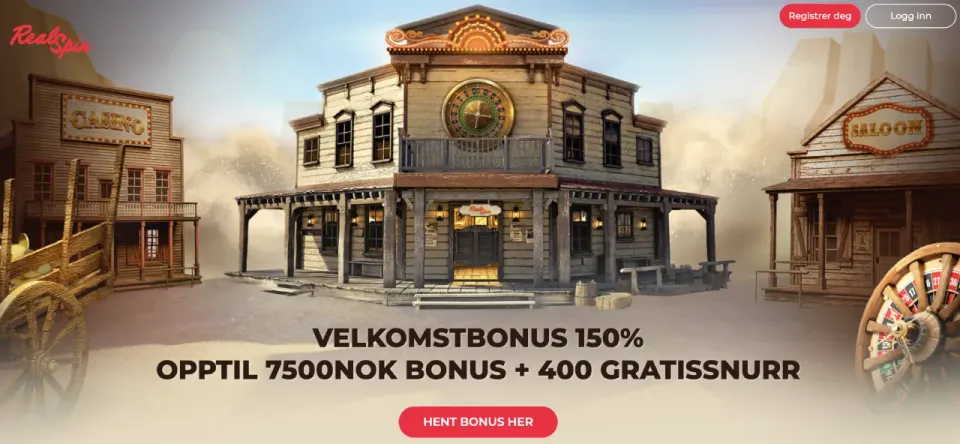 realspin casino norge bonus
