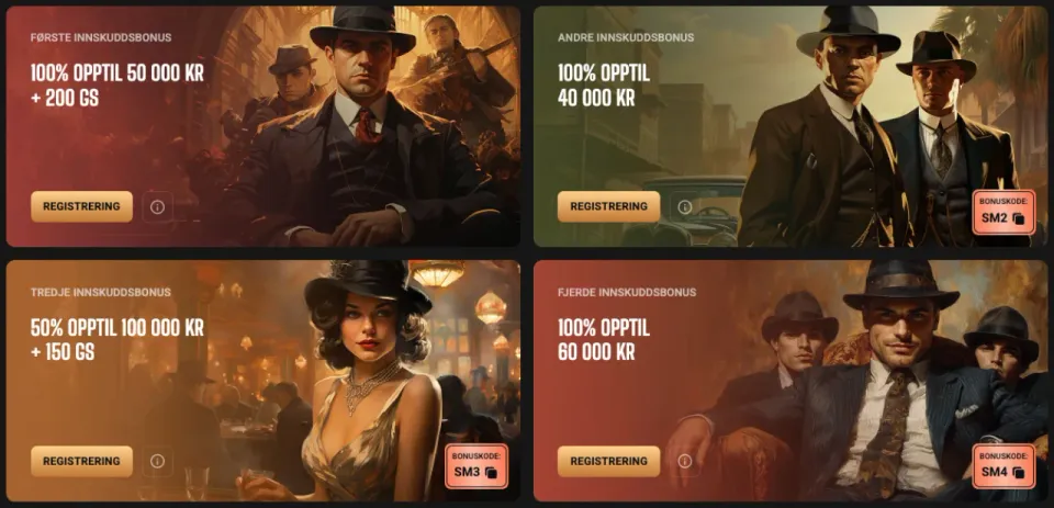 slot mafia casino norge bonus