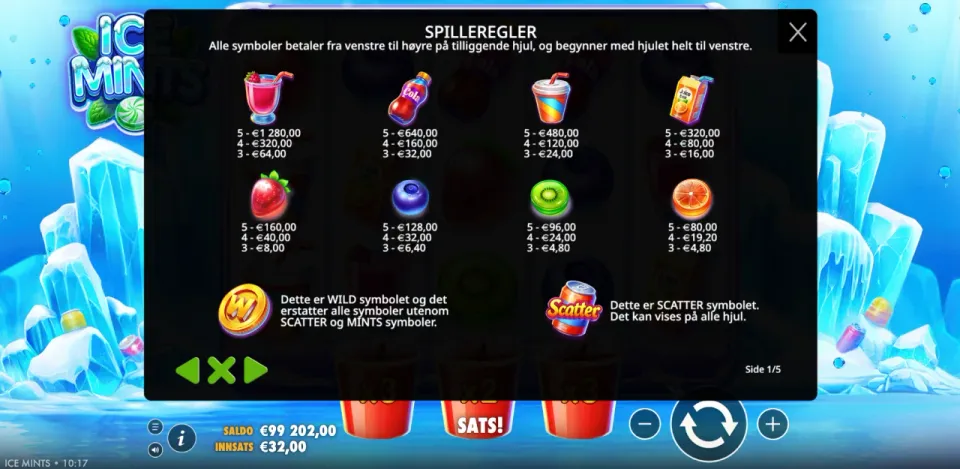 ice mints spilleregler