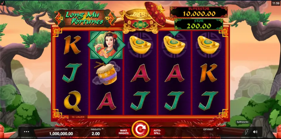 long mu fortunes slot