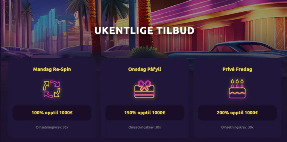 prive casino norge kampanjer