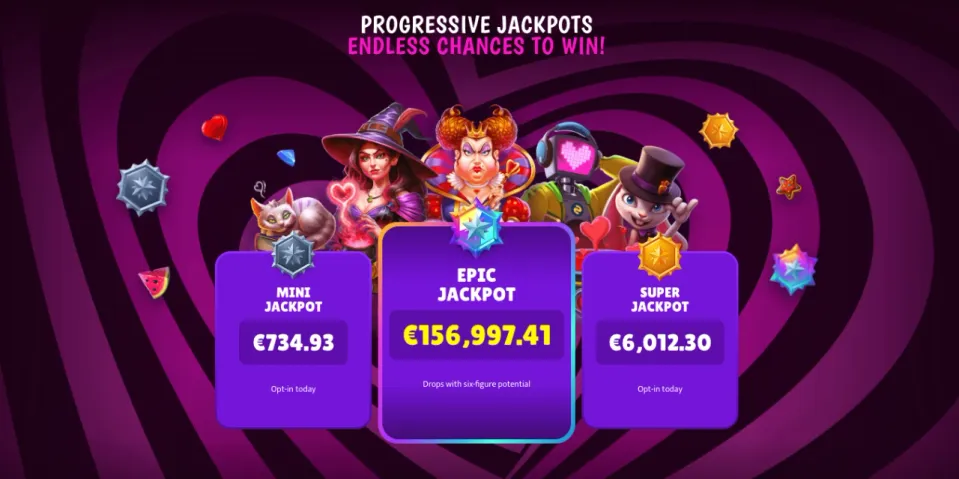 slot heart casino norge jackpoter