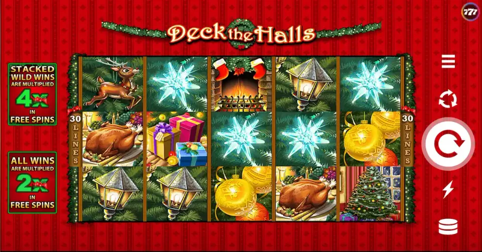 deck the halls slot